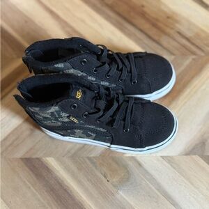 Vans Kids Black High-Top Sneakers